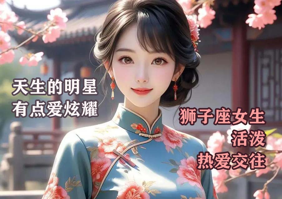 狮子座女生的性格分析，非常精准